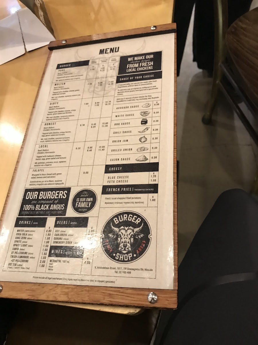 Menu Burger Shop Nicosia-9